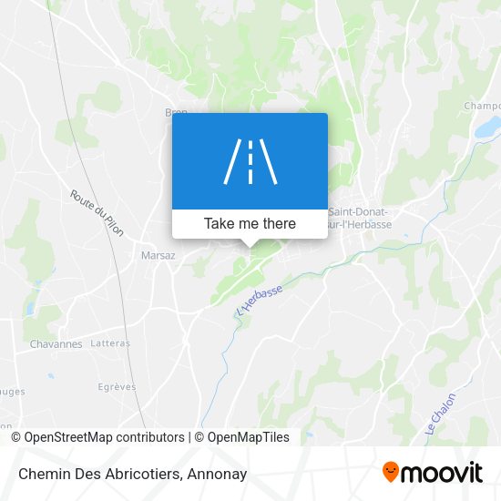Chemin Des Abricotiers map