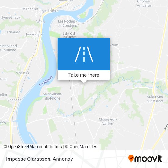 Impasse Clarasson map