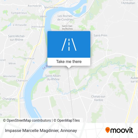 Impasse Marcelle Magdinier map