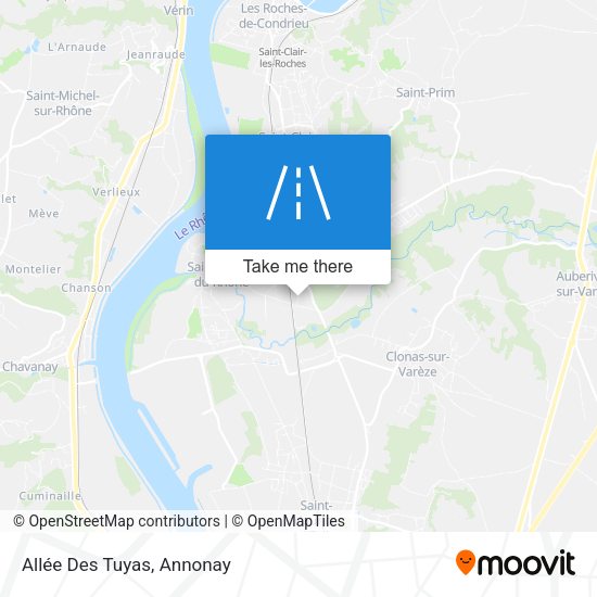 Allée Des Tuyas map