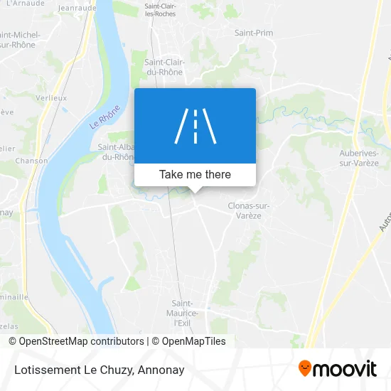 Lotissement Le Chuzy map