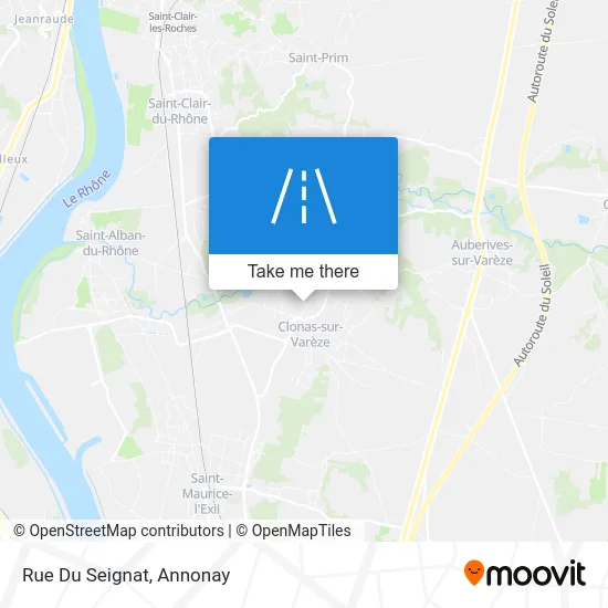 Rue Du Seignat map