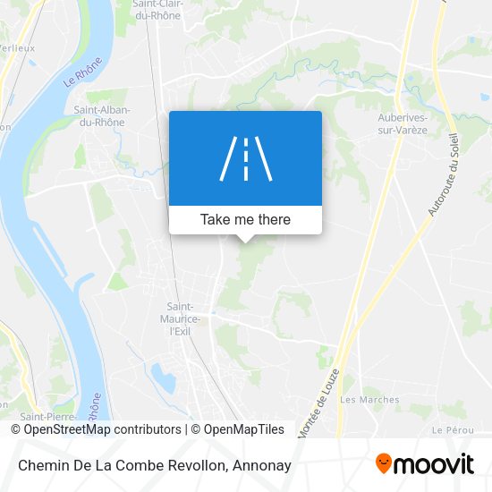 Chemin De La Combe Revollon map