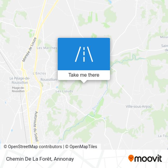 Chemin De La Forêt map