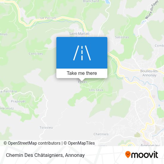 Chemin Des Châtaigniers map
