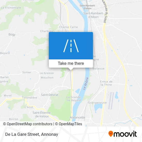 Rue De La Gare map