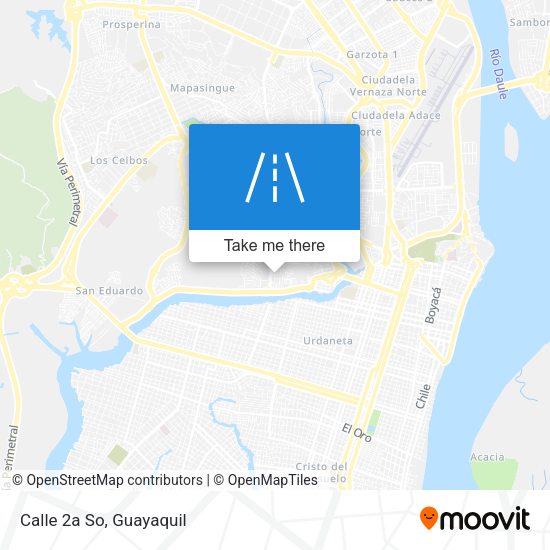 Mapa de Calle 2a So