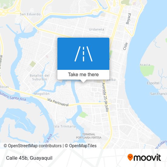 Mapa de Calle 45b