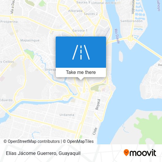 Mapa de Elías Jácome Guerrero