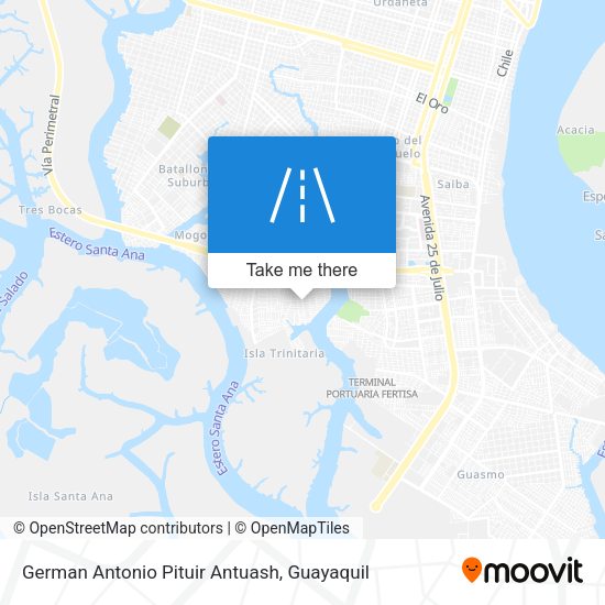 Mapa de German Antonio Pituir Antuash