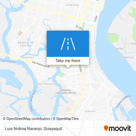 Mapa de Luis Noboa Naranjo