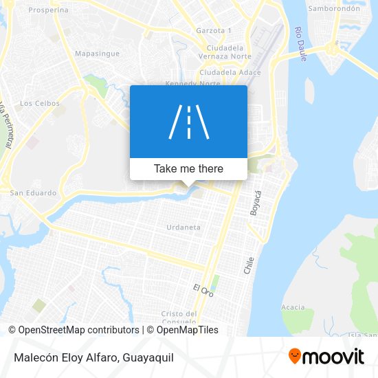Malecón Eloy Alfaro map