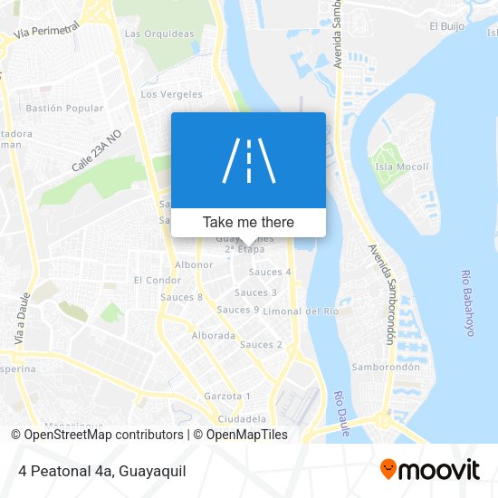 Mapa de 4 Peatonal 4a