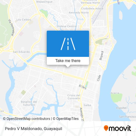 Mapa de Pedro V Maldonado