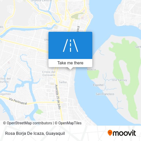 Rosa Borja De Icaza map