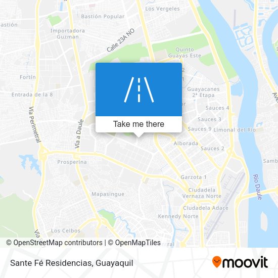 Mapa de Sante Fé Residencias