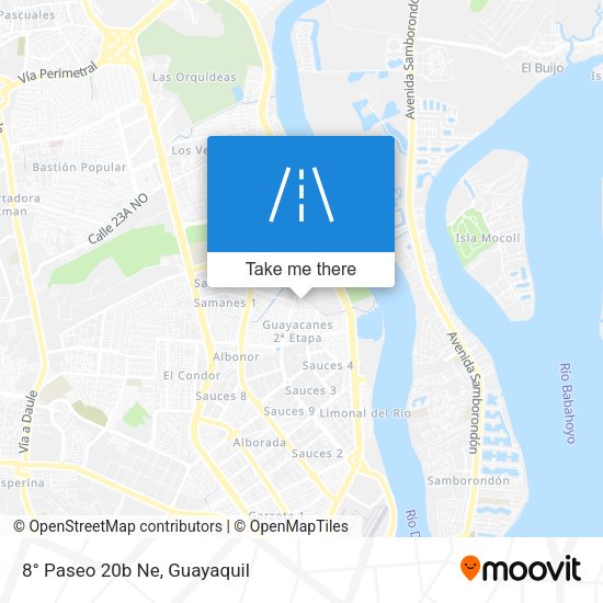 8° Paseo 20b Ne map