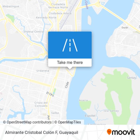 Almirante Cristobal Colón F map
