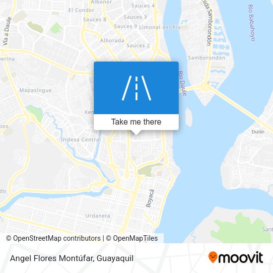 Angel Flores Montúfar map