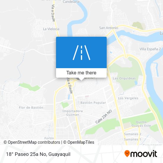18° Paseo 25a No map