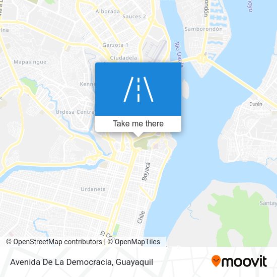 Avenida De La Democracia map