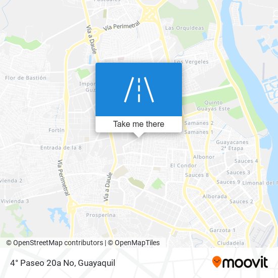 4° Paseo 20a No map