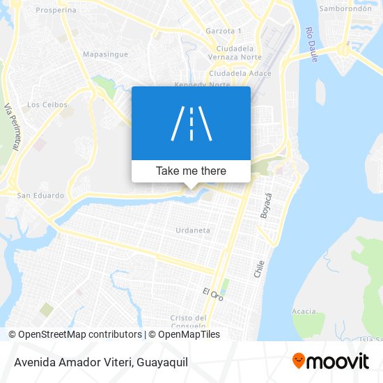 Avenida Amador Viteri map