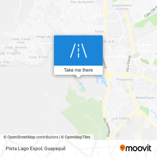 Mapa de Pista Lago Espol