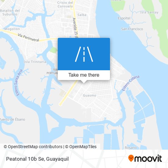 Peatonal 10b Se map