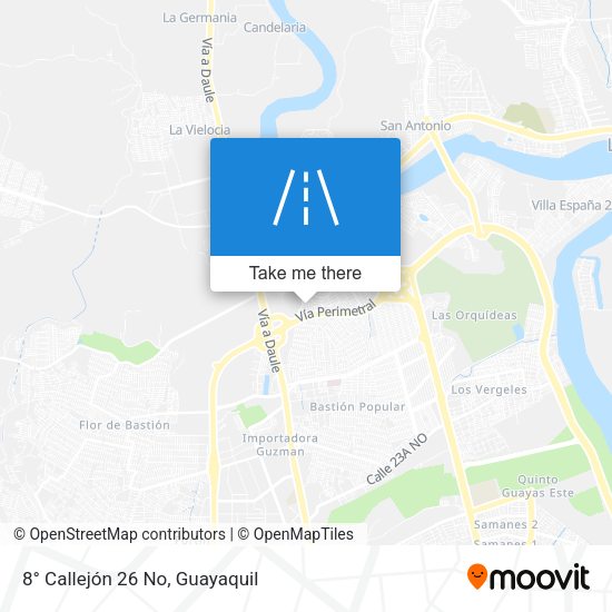 Mapa de 8° Callejón 26 No