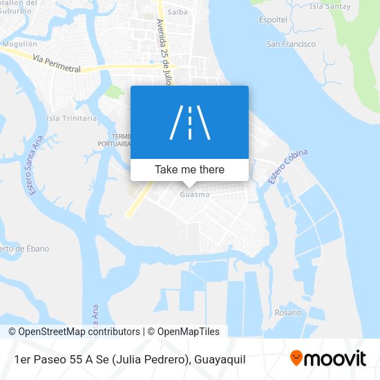 Mapa de 1er Paseo 55 A Se (Julia Pedrero)