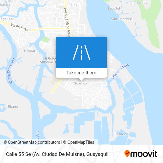 Calle 55 Se (Av. Ciudad De Muisne) map