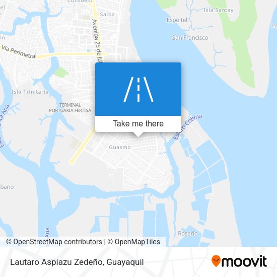 Lautaro Aspiazu Zedeño map