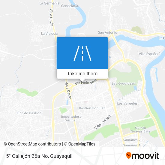 Mapa de 5° Callejón 26a No