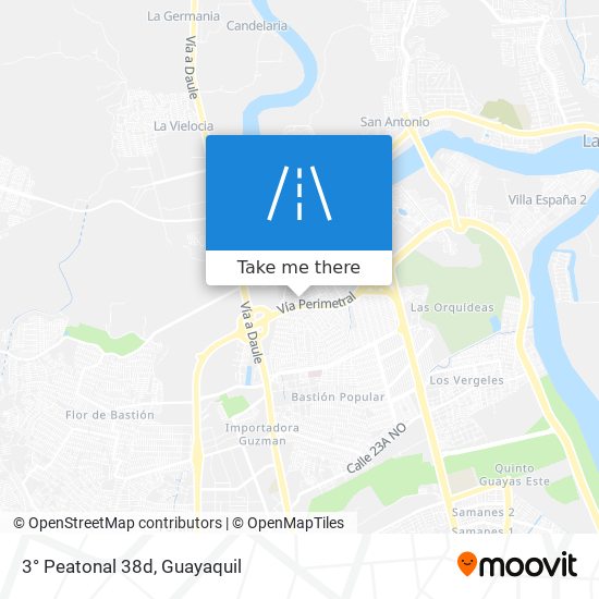 3° Peatonal 38d map