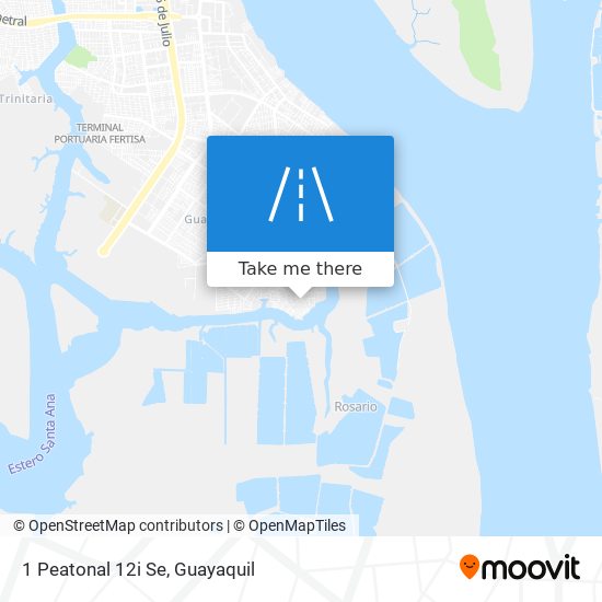 Mapa de 1 Peatonal 12i Se