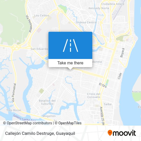 Mapa de Callejón Camilo Destruge