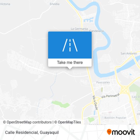 Mapa de Calle Residencial