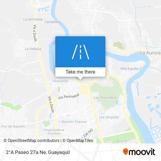 2°A Paseo 27a Ne map