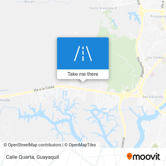Mapa de Calle Quarta