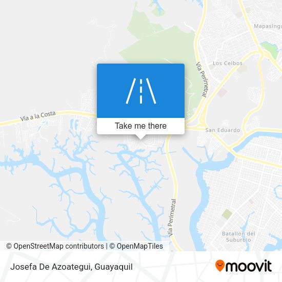 Mapa de Josefa De Azoategui
