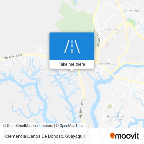 Clemencia Llanos De Donoso map