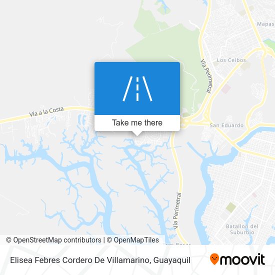 Elisea Febres Cordero De Villamarino map
