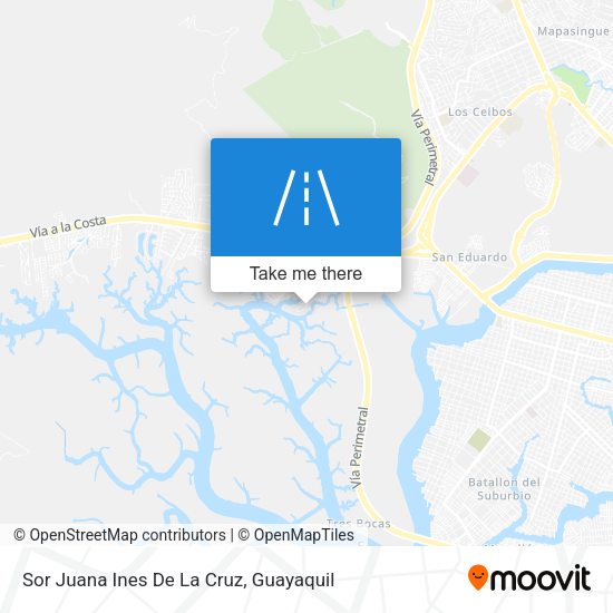 Mapa de Sor Juana Ines De La Cruz