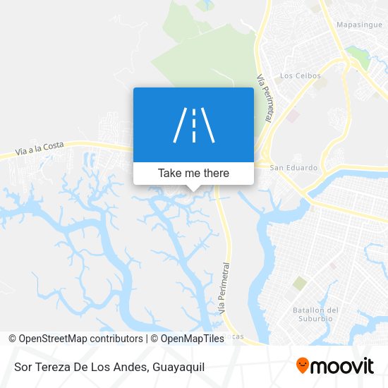 Mapa de Sor Tereza De Los Andes