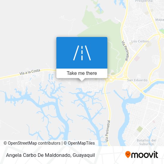 Angela Carbo De Maldonado map
