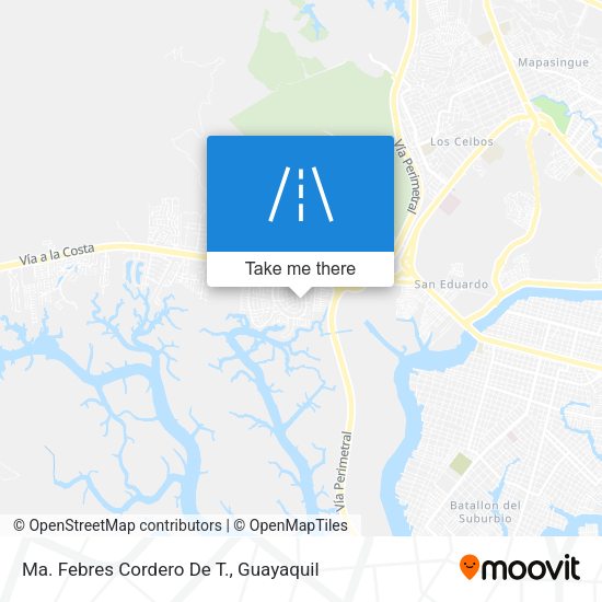 Ma. Febres Cordero De T. map