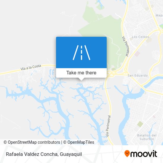 Mapa de Rafaela Valdez Concha