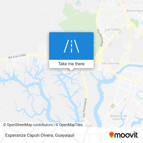 Esperanza Caputi Olvera map