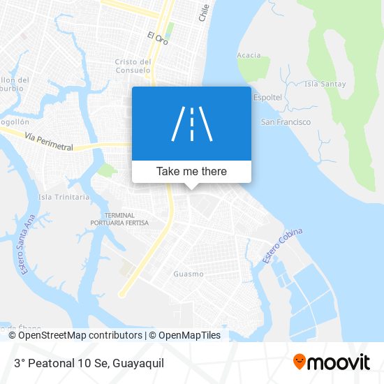 Mapa de 3° Peatonal 10 Se